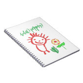 hand drawing baby  notizblock (Rechte Seite)