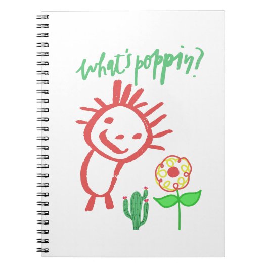 hand drawing baby  notizblock (Vorderseite)