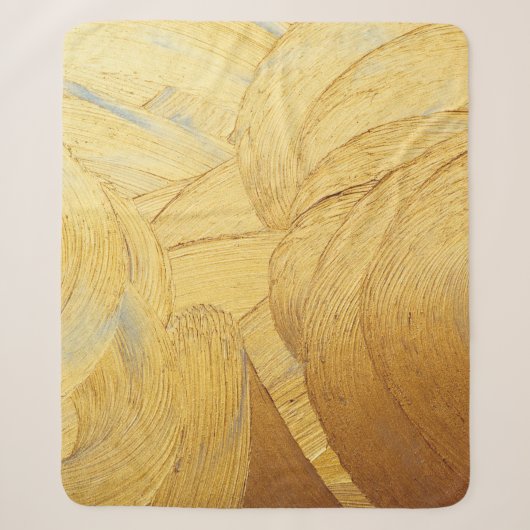 Hand drawing paint gold brush stroke  sherpadecke (Vorderseite)