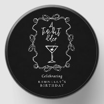 Hand Drawn A Tiny Bit Older Black Birthday Party 