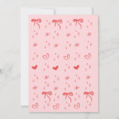 Hand Drawn Adult Handwritten Scribble Birthday  Einladung (Rückseite)