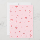 Hand Drawn Adult Scribble Birthday  Einladung (Rückseite)