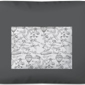 Hand drawn Airplanes Aviation Pilot Aviator Fun Kissenbezug