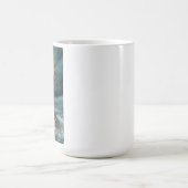 hand drawn and painted light house by the sea kaffeetasse (Mittel)