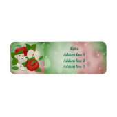 Hand-Drawn Apple Address Labels – Rustic (Vorne)