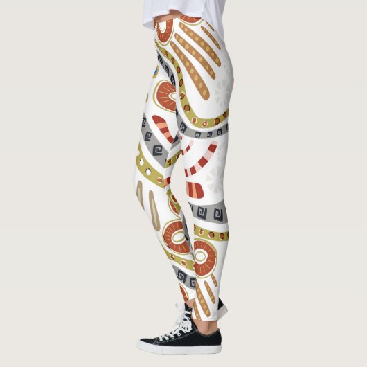 Hand-drawn art leggings (Links)