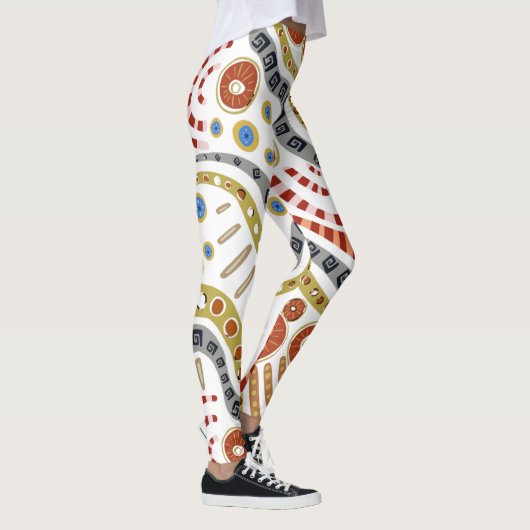 Hand-drawn art leggings (Rechts)