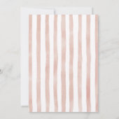 Hand Drawn Baby in Bloom Baby Shower Invite Einladung (Rückseite)