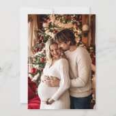 Hand Drawn Baby It's Cold Outside Baby Shower Einladung (Rückseite)