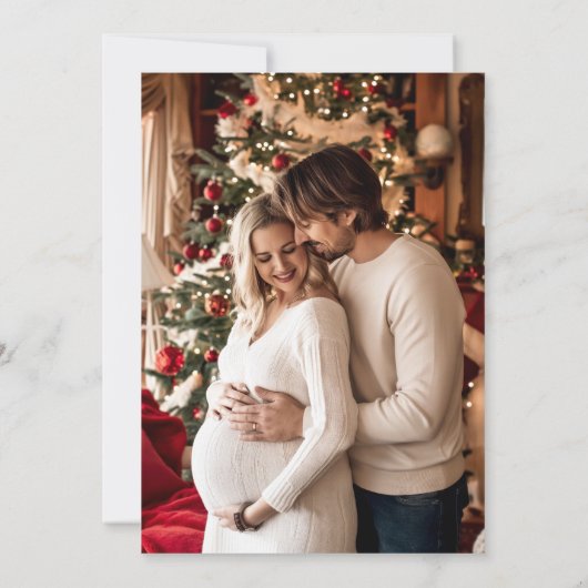 Hand Drawn Baby It's Cold Outside Baby Shower Einladung (Rückseite)