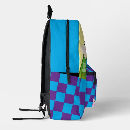 Hand Drawn Back To School Designed Backpack Bedruckter Rucksack (Links)