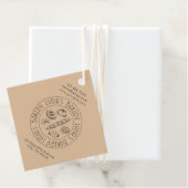 Hand-Drawn Bakery   Geschenkanhänger (Beispiel)