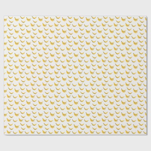 Hand-drawn bananas, stylish seamless pattern. geschenkpapier (Flach)