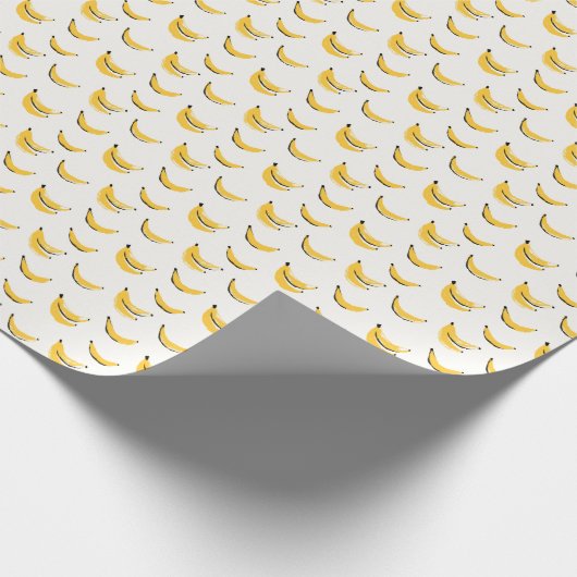 Hand-drawn bananas, stylish seamless pattern. geschenkpapier (Ecke)