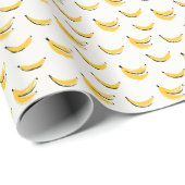 Hand-drawn bananas, stylish seamless pattern. geschenkpapier (Rolleneckpunkt)