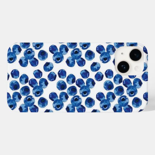 Hand Drawn Blue Berry Fruit Case (Rückseite (Horizontal))