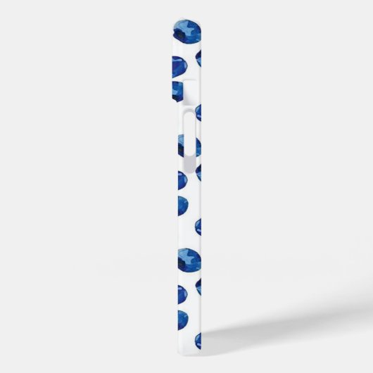 Hand Drawn Blue Berry Fruit Case (Rückseite / Links)