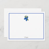 Hand Drawn Blueberries Mitteilungskarte (Vorne/Hinten)