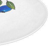 Hand Drawn Blueberries Schneidebrett (Ecke)