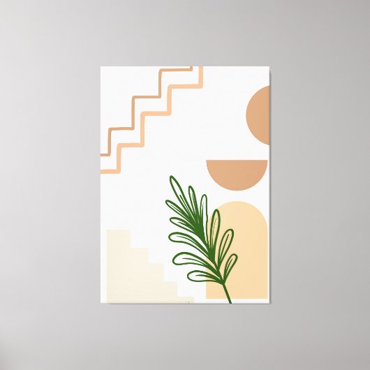 Hand Drawn Boho Wall Art #1 Leinwanddruck (Vorderseite)