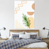 Hand Drawn Boho Wall Art #1 Leinwanddruck (Insitu (Schlafzimmer))