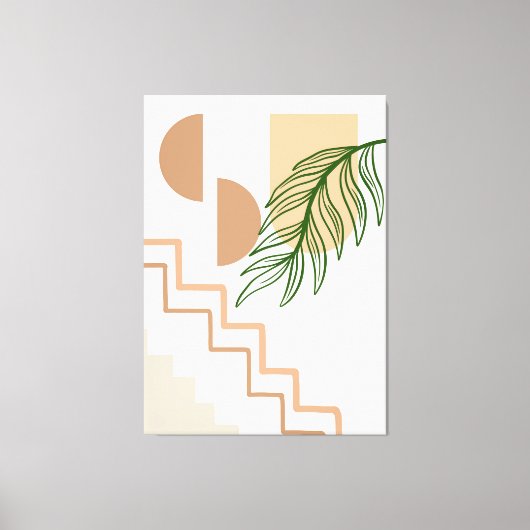 Hand Drawn Boho Wall Art #3 Leinwanddruck (Vorderseite)