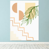 Hand Drawn Boho Wall Art #3 Leinwanddruck (Insitu (Holzboden))