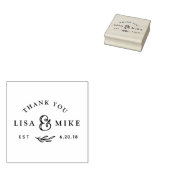 Hand Drawn Botanische Gastgeschenk Hochzeit Vielen Gummistempel (Stempel)