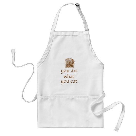 Hand-Drawn Bread Illustration Cooking Apron Schürze (Vorne)