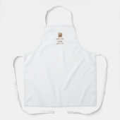 Hand-Drawn Bread Illustration Cooking Apron Schürze (Vorderseite)