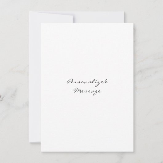 Hand Drawn Burgundy Red Berries Dankeskarte (Rückseite)