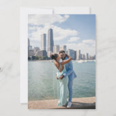 Hand Drawn Champagne Cocktail Whimsical Wedding Einladung (Rückseite)