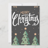 HAND DRAWN CHRISTMAS FEIERTAGSKARTE (Vorderseite)