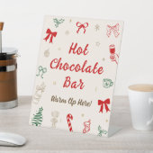 Hand Drawn Christmas Hot Chocolate Bar Sockelschild (In SItu)