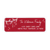 Hand Drawn Christmas Return Address (Vorne)