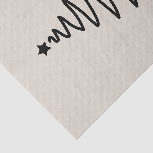 Hand Drawn christmas tree Seidenpapier (Ausschnitt)