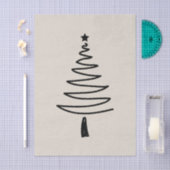 Hand Drawn christmas tree Seidenpapier (Handwerk)