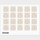 Hand Drawn Christmas Woodland Sticker (Blatt)