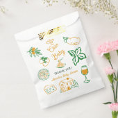 Hand Drawn Ciao Italian Pizza & Pasta Baby Shower Geschenktütchen (Versiegelt)