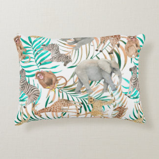 Hand drawn colorful seamless pattern with watercol dekokissen
