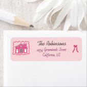 Hand Drawn coquette doodle pink christmas (Insitu)
