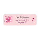 Hand Drawn coquette doodle pink christmas (Vorne)