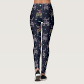 hand drawn cows leggings (Rückseite)
