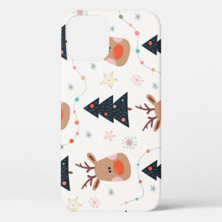 Hand Drawn des Weihnachtsbaumes Case-Mate iPhone Hülle