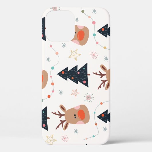 Hand Drawn des Weihnachtsbaumes Case-Mate iPhone Hülle (Rückseite)