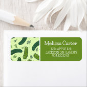 Hand Drawn Dill Pickle Muster (Insitu)