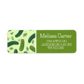 Hand Drawn Dill Pickle Muster (Vorne)