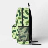 Hand Drawn Dill Pickle Muster Bedruckter Rucksack (Rechts)