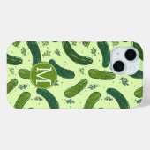 Hand Drawn Dill Pickle Muster Case-Mate iPhone Hülle (Rückseite (Horizontal))