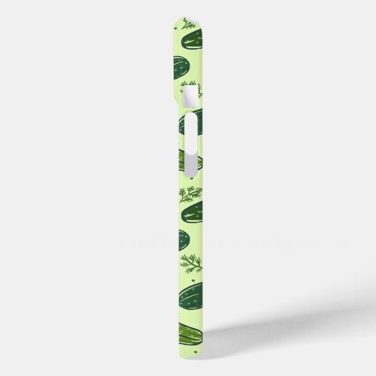 Hand Drawn Dill Pickle Muster Case-Mate iPhone Hülle (Rückseite / Links)